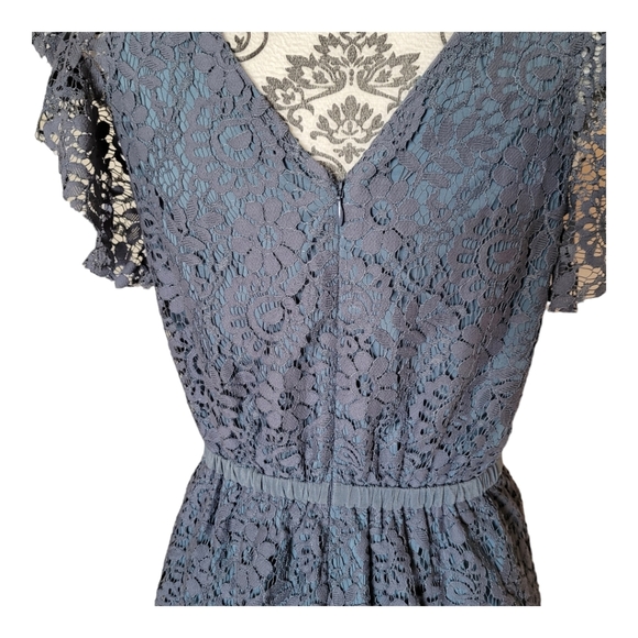 Madewell lace dress with flutter sleeves size 6 - Picture 4 of 14